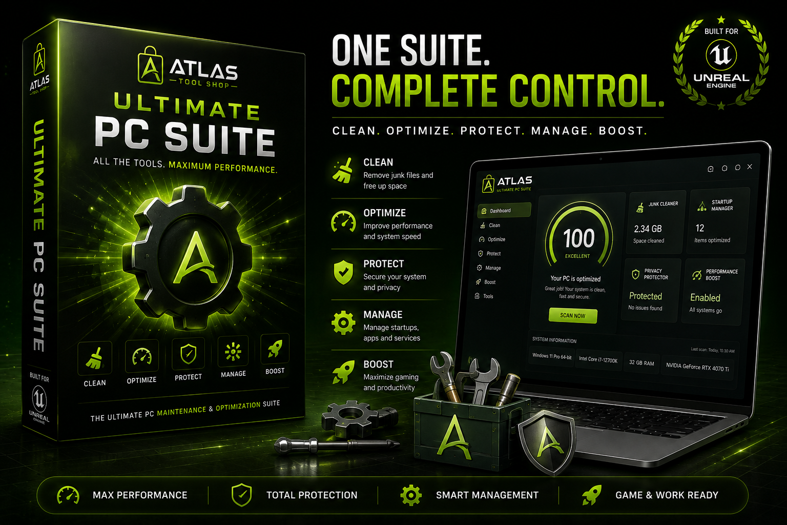 Atlas Ultimate PC Suite – Windows Optimization